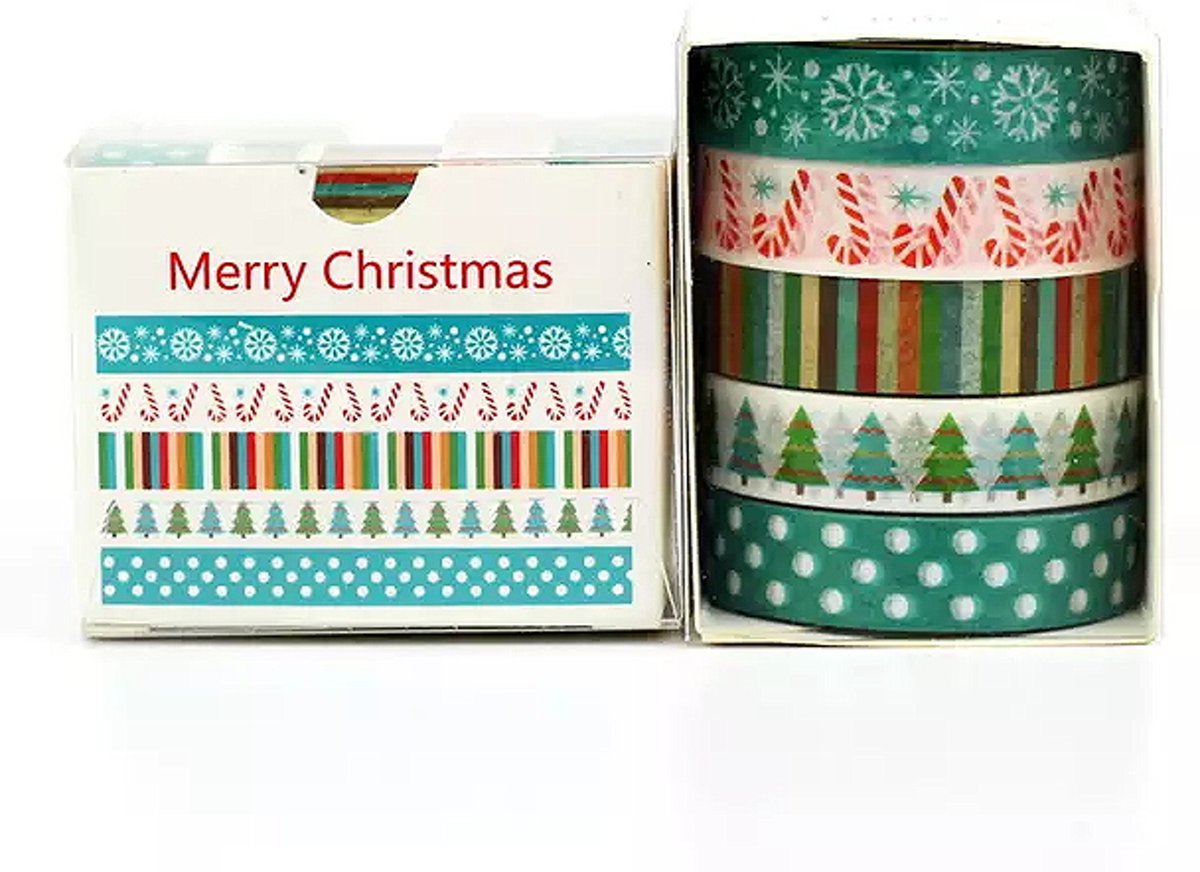 Kerst Washi Tape Set | Bullet Journal/Scrapbook/Planner | Christmas Tape